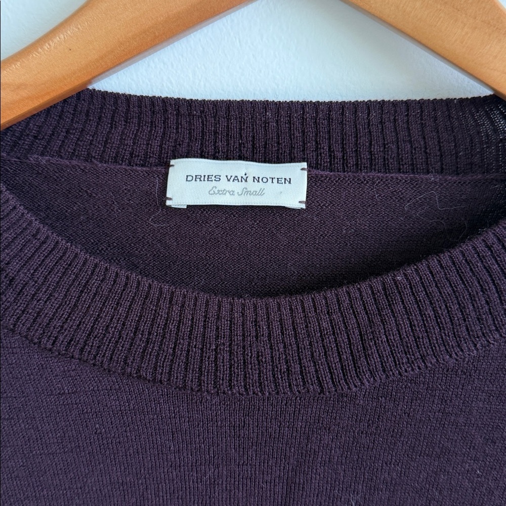 DRIES VAN NOTEN COLOR BLOCK SWEATER SZ XS - Picture 2 of 4